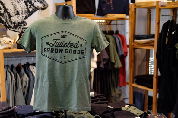 TAG Tee - Green & Black