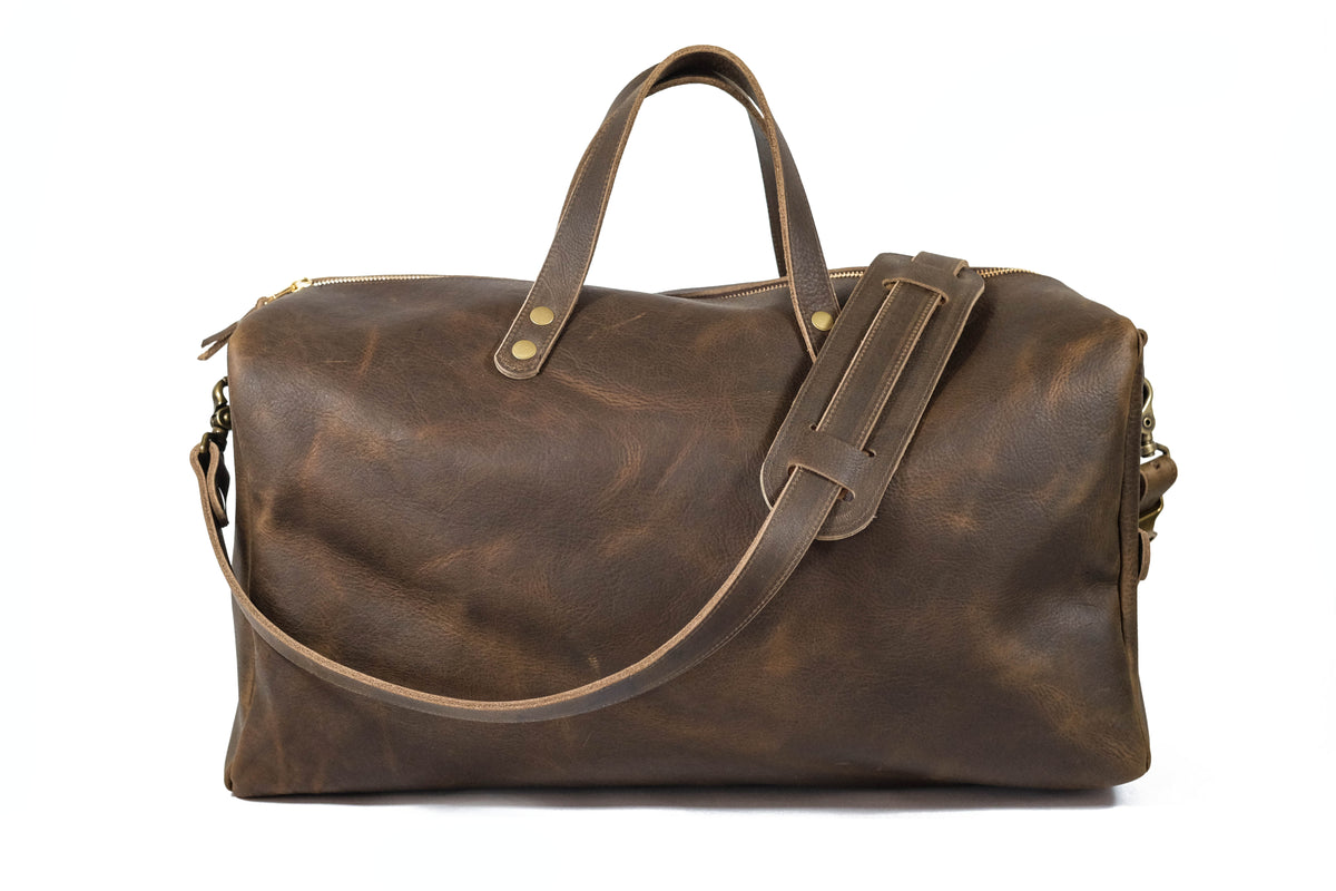 Weekend Warrior Leather Duffle Bag – Twisted Arrow Goods