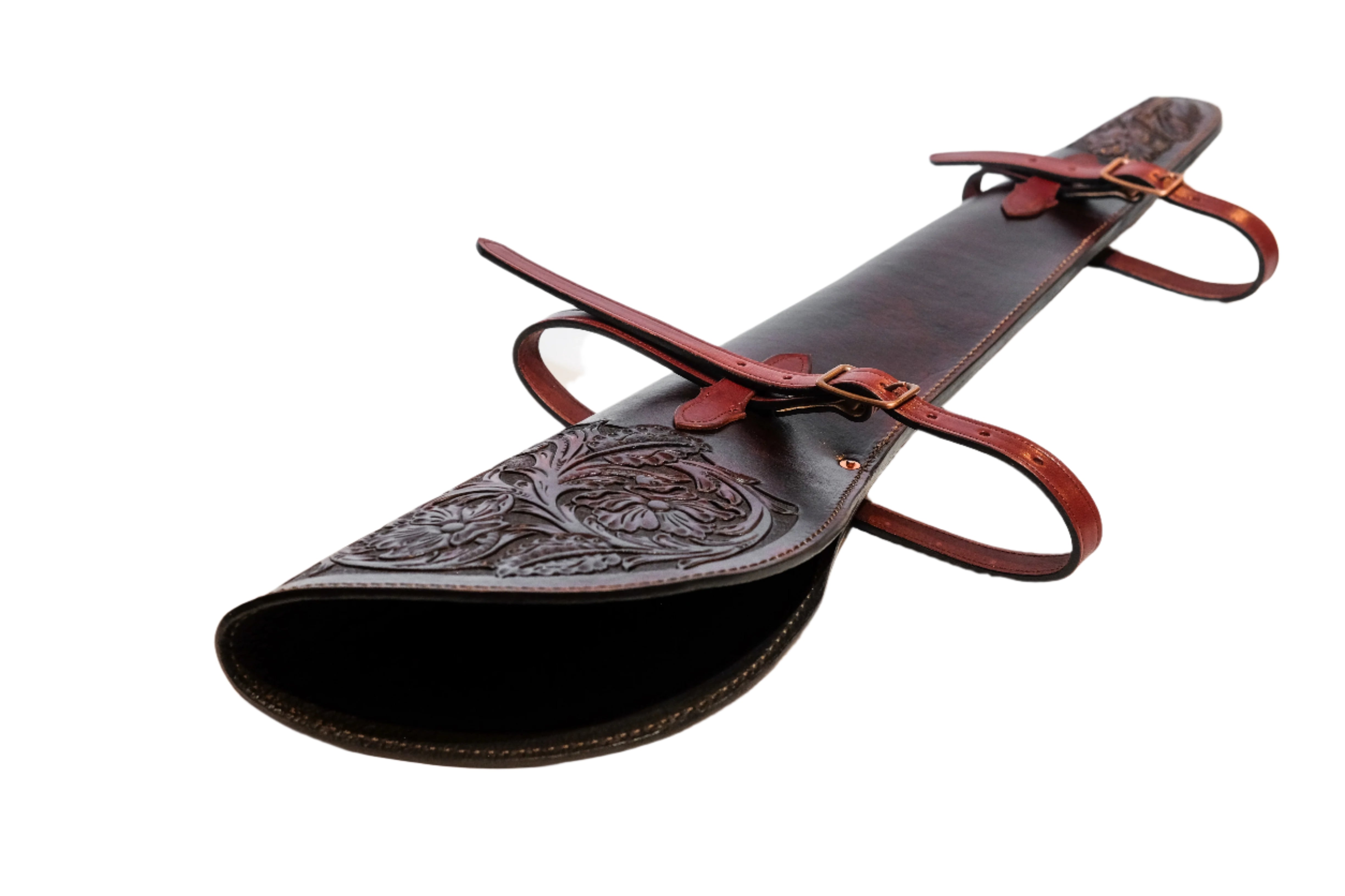 backpack scabbard leather The Hank Rifle Scabbard – Twisted Arrow Goods