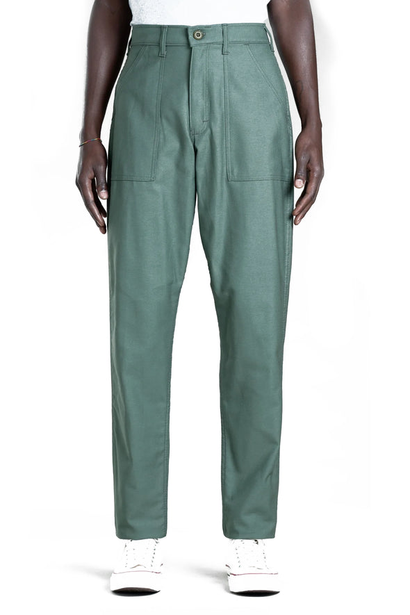 Slim Fatigue (Olive Sateen)