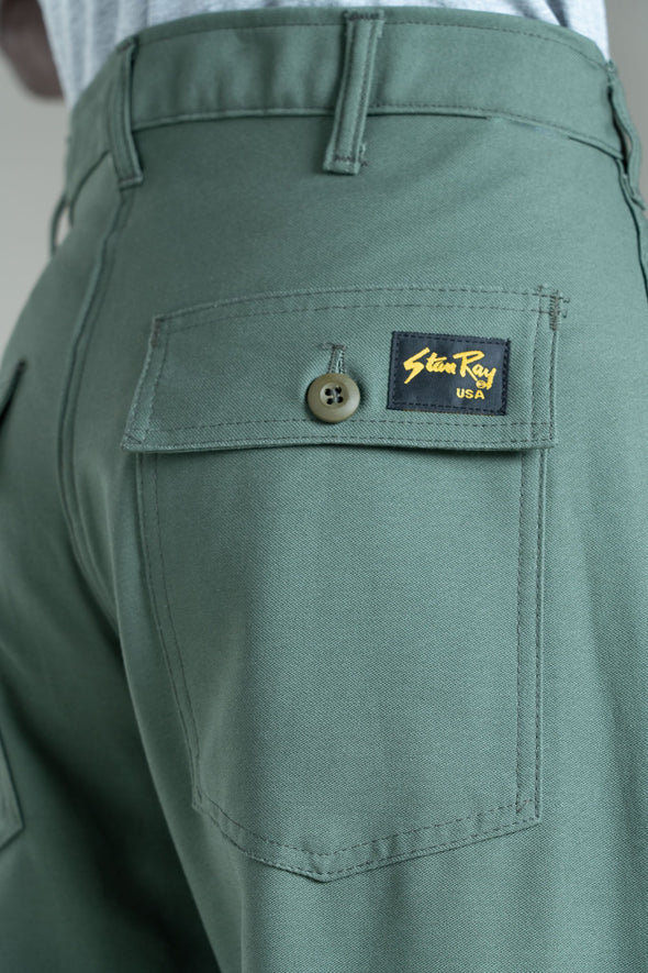 Slim Fatigue (Olive Sateen)