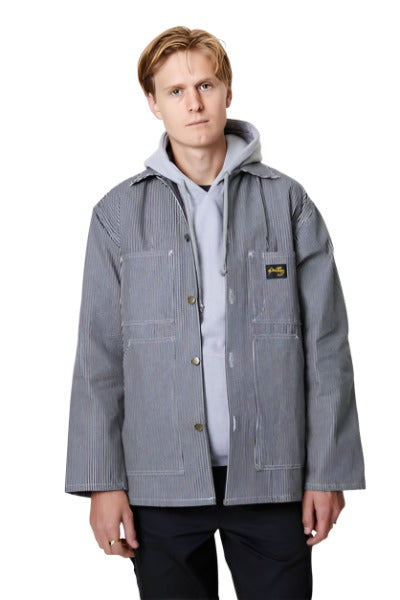 Shop Jacket Hickory Stripe Twisted Arrow Goods